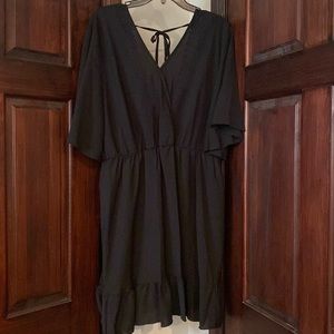 Mini Little Black Dress with open Back